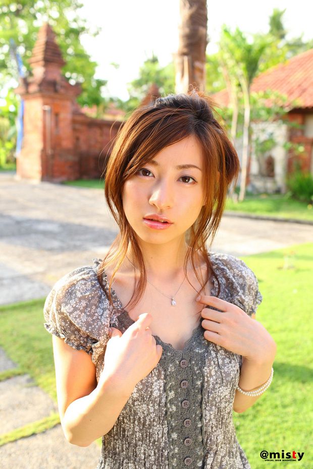 日本美人松島瑠美清纯写真套图