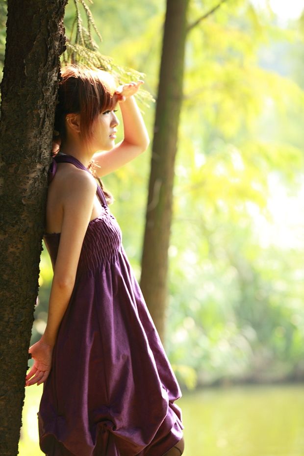 清纯女孩个人野外摄影—相约美丽