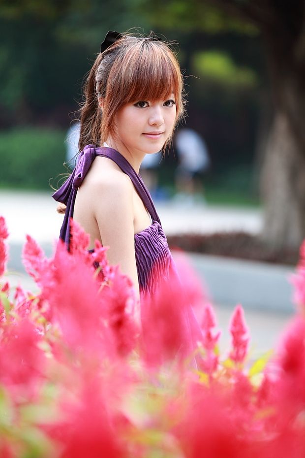 清纯女孩个人野外摄影—相约美丽