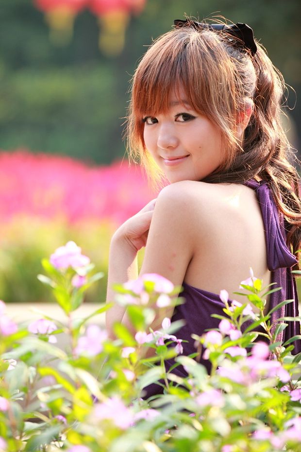 清纯女孩个人野外摄影—相约美丽