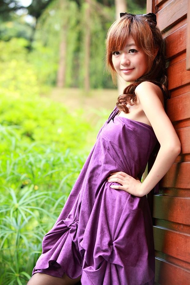 清纯女孩个人野外摄影—相约美丽