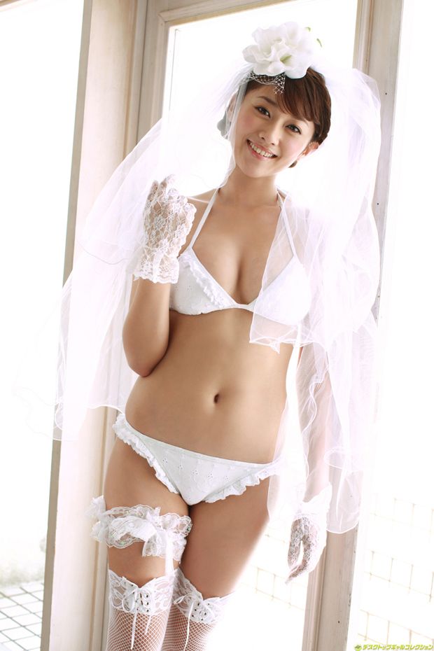 日本美女原幹恵新婚旅行照片