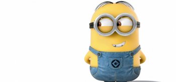 可爱小黄人，头发，表情姿势，小黄人桌面壁纸