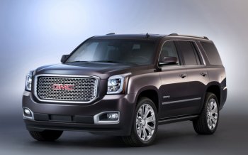 2015款GMC YUKON XL越野车桌面壁纸