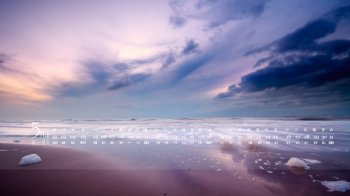 2014年5月日历壁纸桌面风景图片