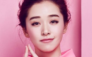 阚清子粉色系唯美写真电脑壁纸