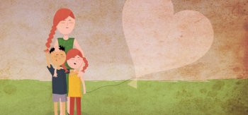 2016年母亲节快乐可爱电脑桌面壁纸