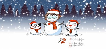 雪人2013年12月壁纸
