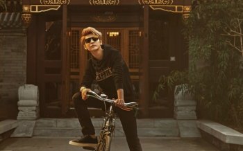 帅气小鲜肉鹿晗复古写真电脑宽屏壁纸