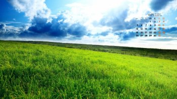 2015年10月日历景色怡人的田园美景桌面壁纸4下载