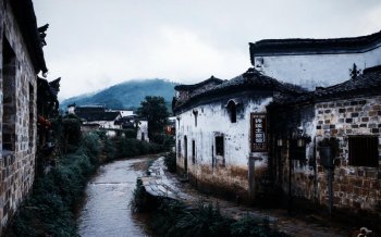 中国古镇安徽查济古村