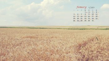 2015年1月日历壁纸非主流唯美意境高清自然风景图片下载