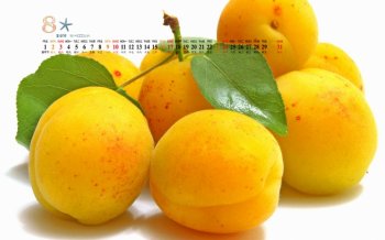 2014年8月日历壁纸美味诱人的唯美高清水果图片