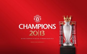 曼联2012-2013赛季夺冠高清壁纸