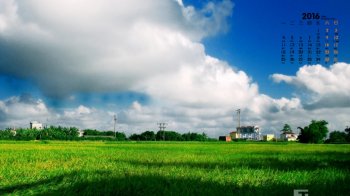 2016年1月日历唯美护眼风景壁纸图5下载