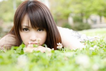 甜美清纯少女写真图片壁纸