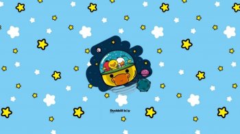 鸭嘴兽男孩太空系列电脑桌面壁纸大全