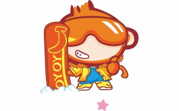 可爱猴子图片电脑桌面壁纸1