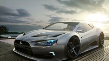 三菱超酷概念车汽车桌面壁纸