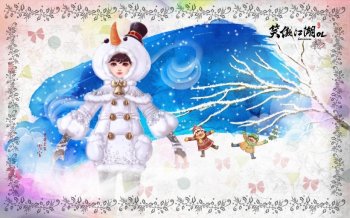 《笑傲江湖ol》圣诞节日气氛设定图桌面壁纸