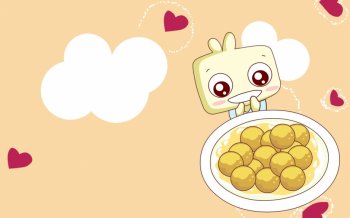卡通桌面壁纸之美食当前