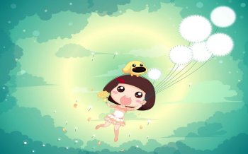 卡通麦拉风101套婚纱壁纸