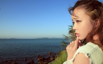 裴紫绮写真宽屏壁纸