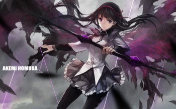 《魔法少女小圆》动漫美女电脑壁纸