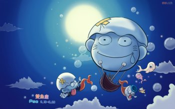 怒怒与阿呆十二星座卡通搞笑桌面壁纸下载3