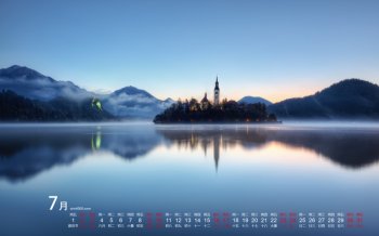 2016年7月日历唯美自然风景电脑桌面壁纸下载