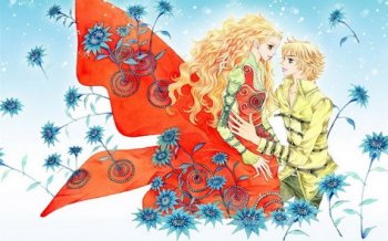 超唯美浪漫情侣手绘桌面壁纸