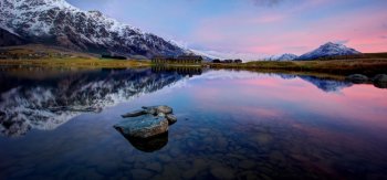 皇后镇,新西兰,瓦卡蒂普湖,自然风光壁纸