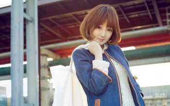 甜美女生陈奕瞳win7壁纸