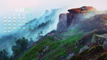 2014年9月日历高清风景图片宽屏电脑桌面主题壁纸大全