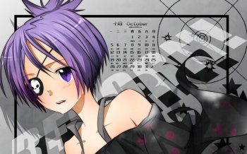 2015年10月日历家庭教师库洛姆·髑髅桌面壁纸下载