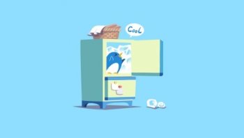 冰箱里的小企鹅