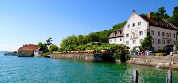 德国,建筑房子,大海,天空,风景桌面壁纸