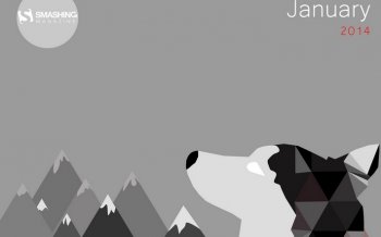 2014年1月台历桌面壁纸