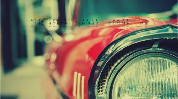 2017年2月唯美复古日历壁纸