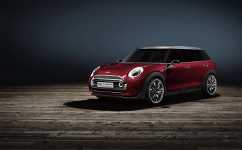 2014MINI Clubman红色概念车高清壁纸