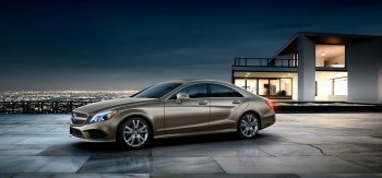 奔驰，CLS，轿跑车，黄金城,车照片，奔驰桌面壁纸