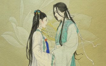 电视剧古剑奇谭手绘图片电脑桌面壁纸下载2