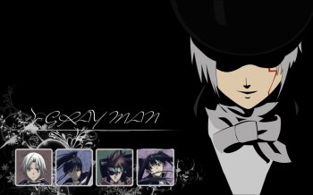 驱魔少年黑色桌面壁纸