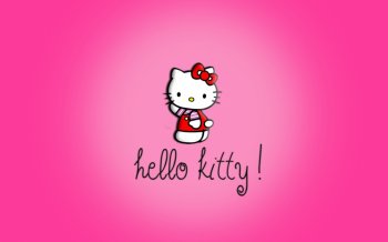 HELLO KITTY插画壁纸