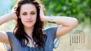 2015年11月日历壁纸欧美时尚性感美女诱惑写真图片3