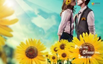 QQ风尚浪漫爱情桌面壁纸