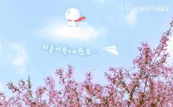 风景桌面壁纸之桃花朵朵开