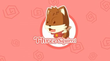 可爱三只松鼠高清电脑壁纸下载