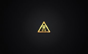 简约黑色背景图标宽屏桌面壁纸 第一辑