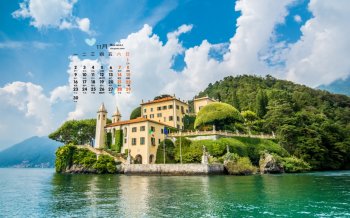 2015年11月日历高清唯美蓝色风景桌面壁纸下载7